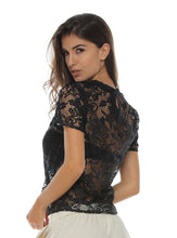 Blusa Romántica 686 - Negro